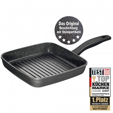 Сковорода-гриль с антипригарным покрытием Stoneline 26х26 см